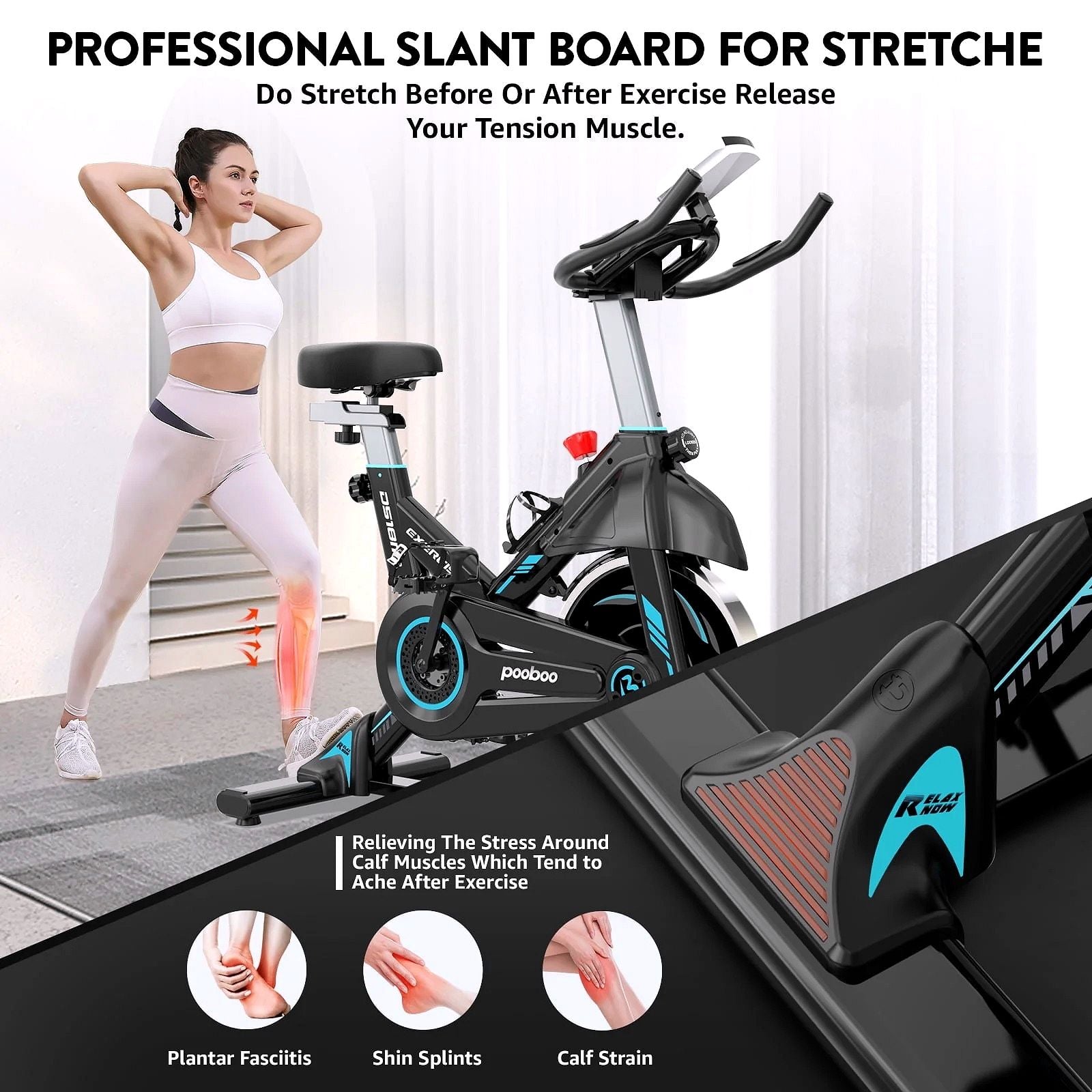 2026 Pooboo Indoor Cycling Bike – Magnetisches Heimtrainer-Fahrrad für Cardio-Training