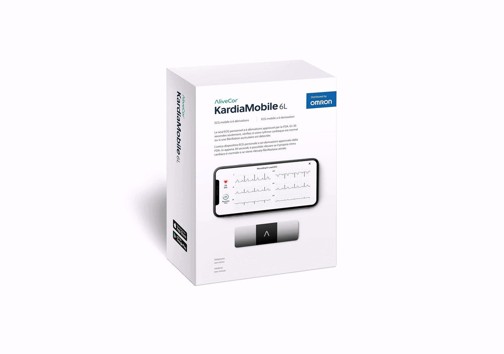 2026 KardiaMobile 6L Persönlicher EKG-Monitor für Smartphones