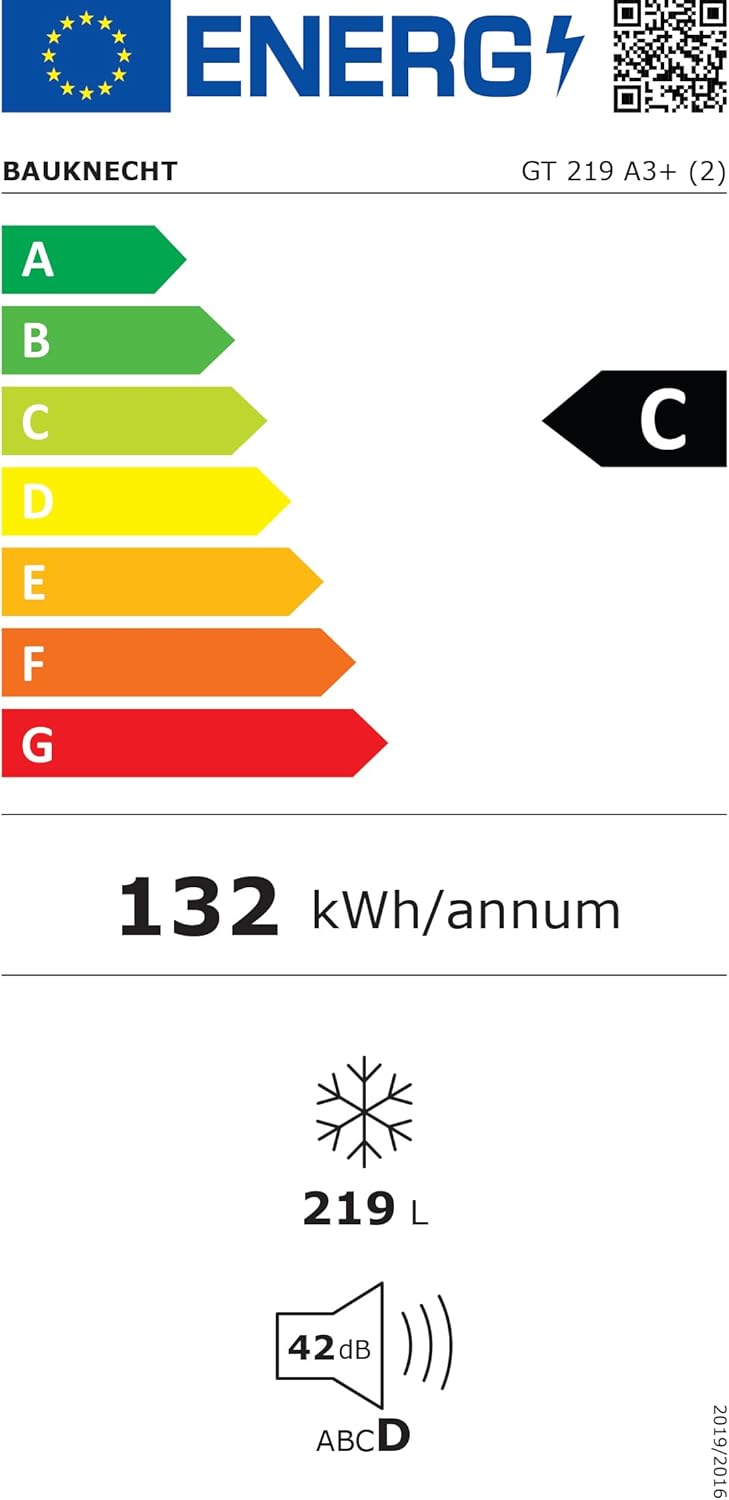 Bauknecht GT 219 A3 Gefriertruhe/ Gefrieren: 215 L/ Supergefrieren/ SapceMax/ Innenbeleuchtung/ ECO Energiesparen/ Kindersicherung
