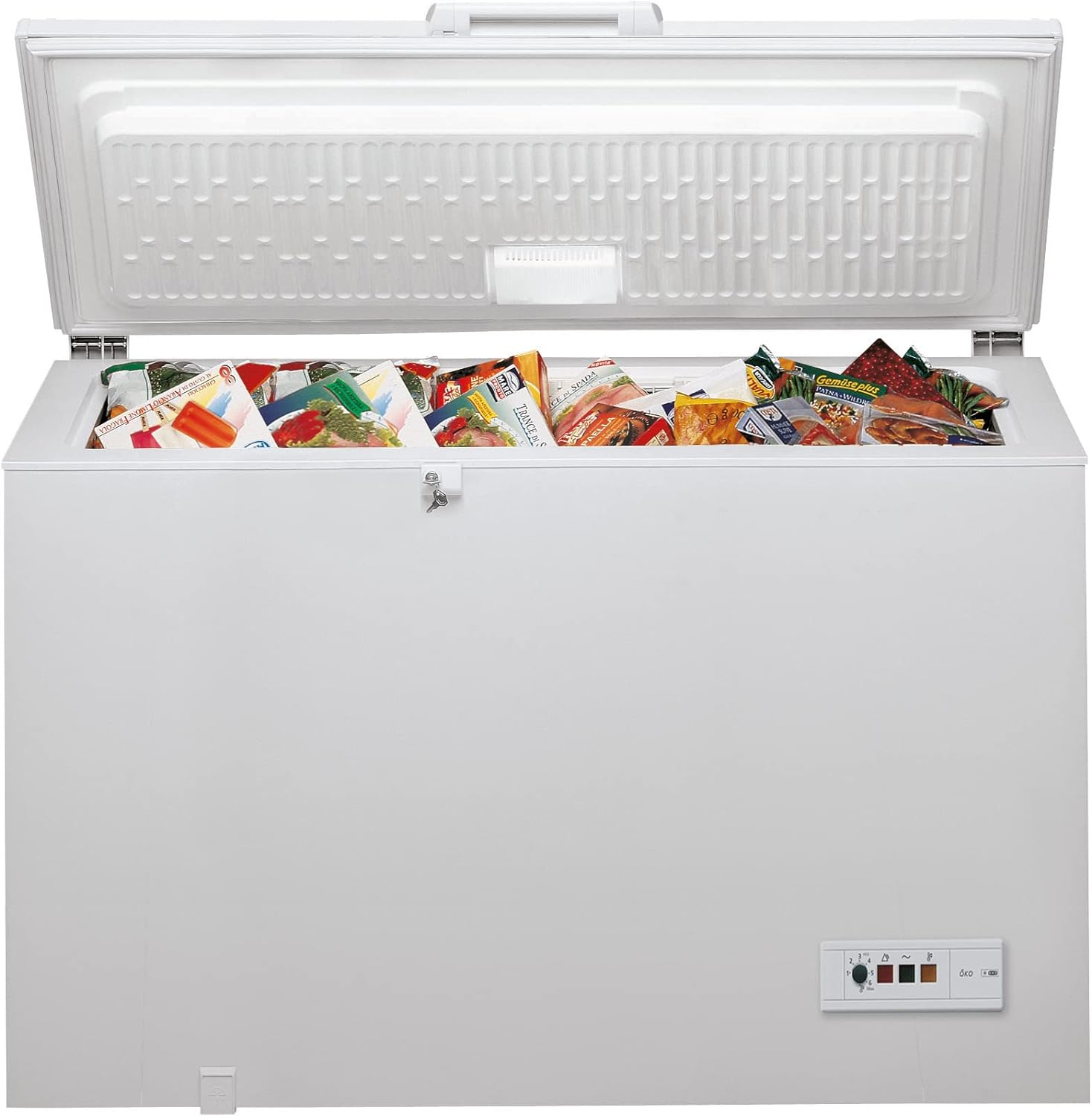 Bauknecht GT 219 A3 Gefriertruhe/ Gefrieren: 215 L/ Supergefrieren/ SapceMax/ Innenbeleuchtung/ ECO Energiesparen/ Kindersicherung