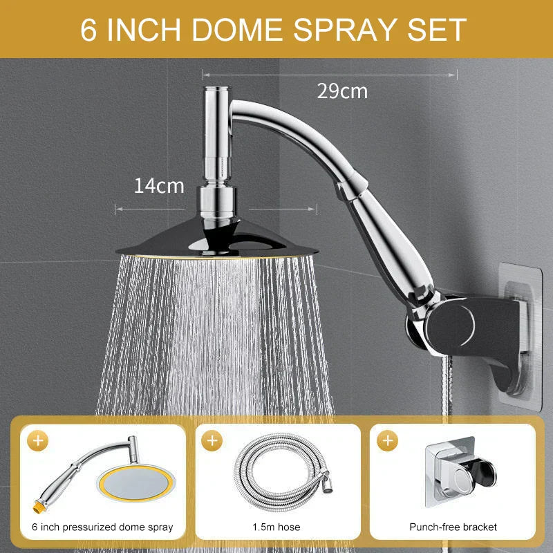 BowLift | Rain Spa Deluxe | Water-saving rain showerhead