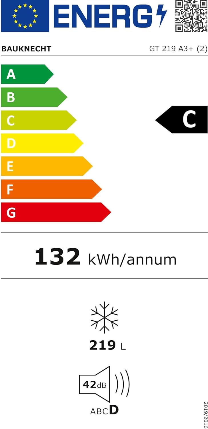 Bauknecht GT 219 A3 Gefriertruhe/ Gefrieren: 215 L/ Supergefrieren/ SapceMax/ Innenbeleuchtung/ ECO Energiesparen/ Kindersicherung